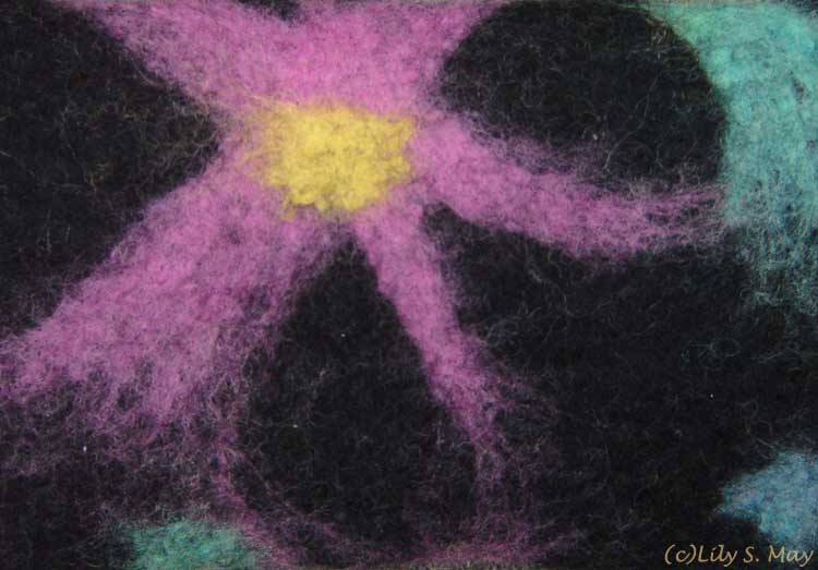Detail, Wool Felt by Lily S. May