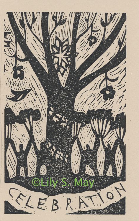 Celebration card from Mirrors of the Heart card deck, ©1994, Lily S. May