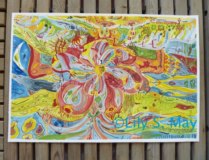 Gouache Painting, ©Lily S. May