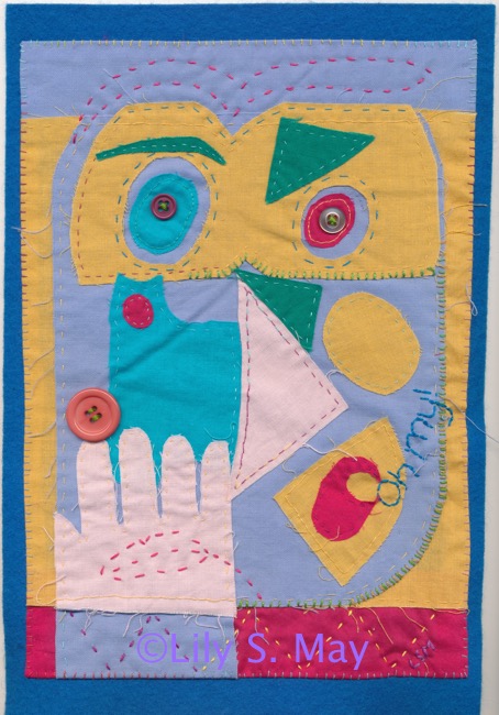 Wall hanging--Oh My!--©Lily S. May 2014