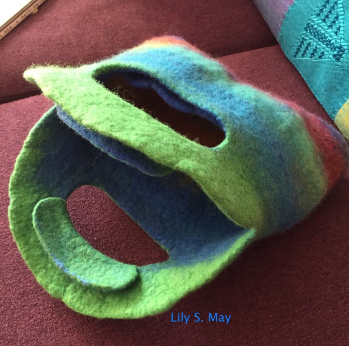 Another view of the purse. Lily S. May, 2015