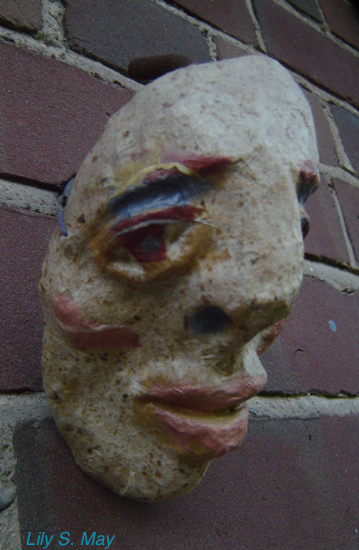 Papier/Paper Maché Mask by Lily S. May