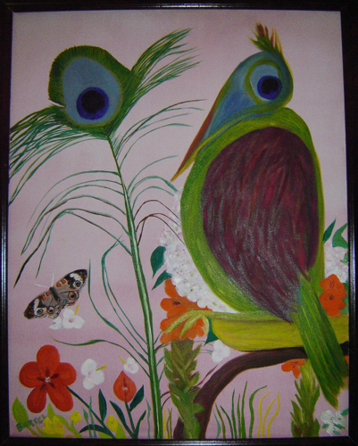 Oil painting by Bernice Barsel